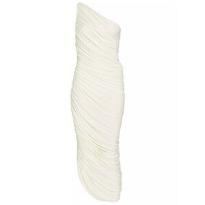 Norma Kamali Ivory Diana Maxi Dress, XXS